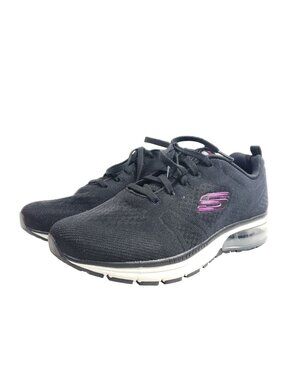 Skechers Womens Size 10 Wide Dynamic Virtue Black Running Shoes